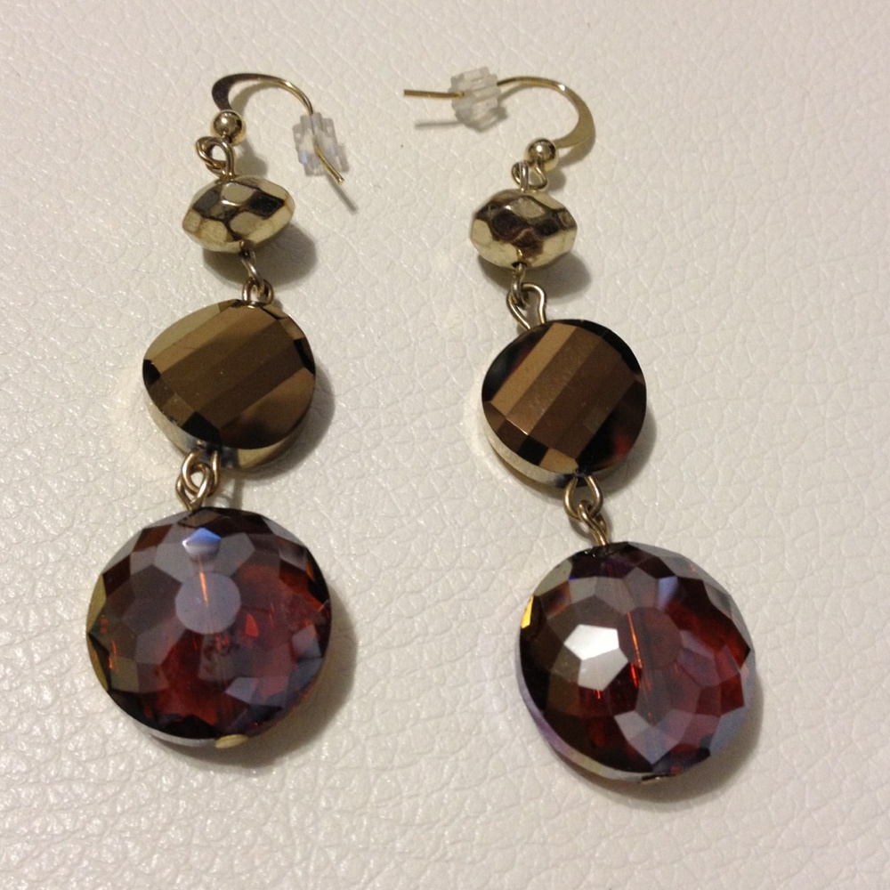 Bronze Dangling Earrings